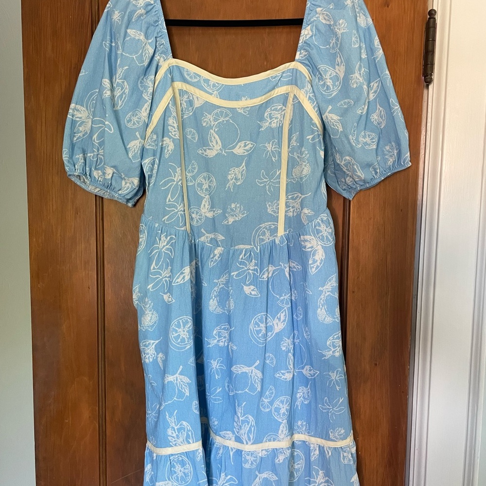 Baltic Born Blue and White Floral Dress